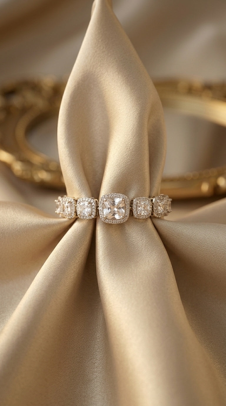 18K White Gold Bracelet