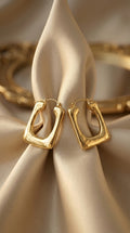 Rectangle Hoop Earrings