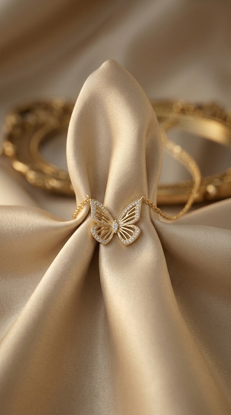 Clavicle Chain Butterfly Necklace