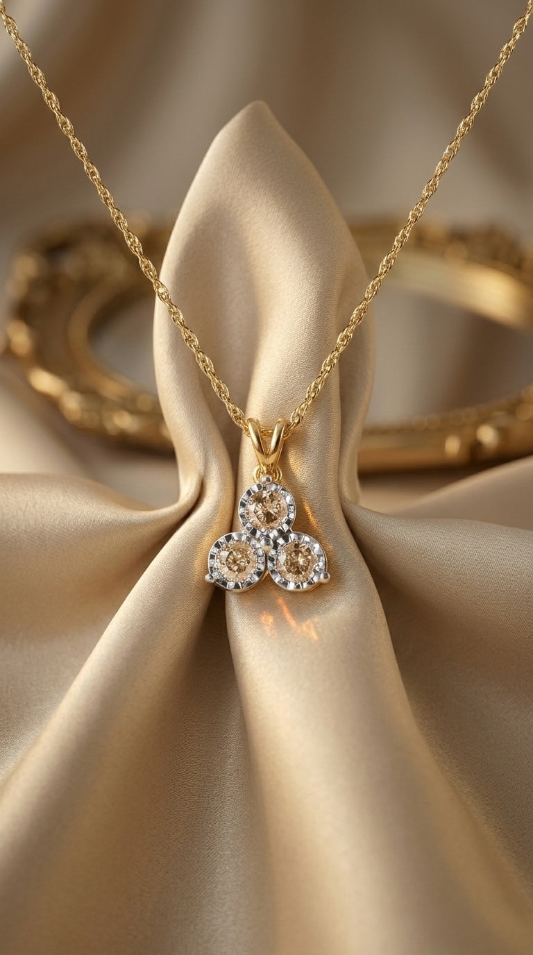 The Trinity 14K Gold Plated Pendant